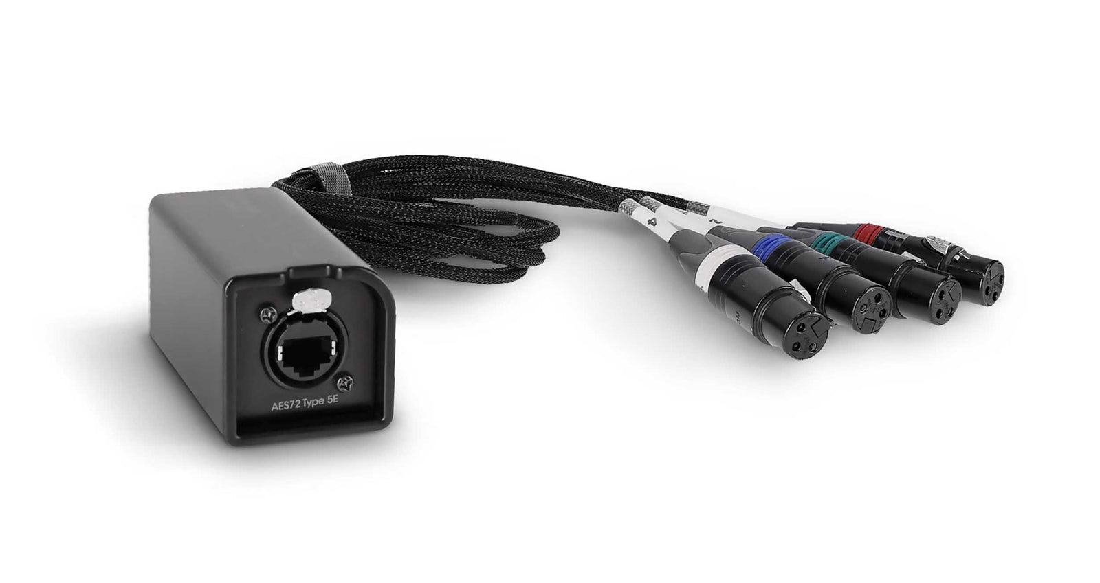 Palmer PAOCLXLRF, Audio over Cat Loom from Ethercon to 4 x XLR Female by Palmer