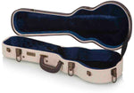 Gator Cases GW-JM UKE-CON Deluxe Wood Case for Concert Style Ukulele - Journeyman Burlap Exterior by Gator Cases