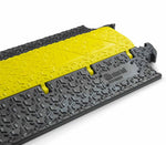 Defender 86100, 2 Channels Medium Duty Cable Protector - Black/Yellow by Defender