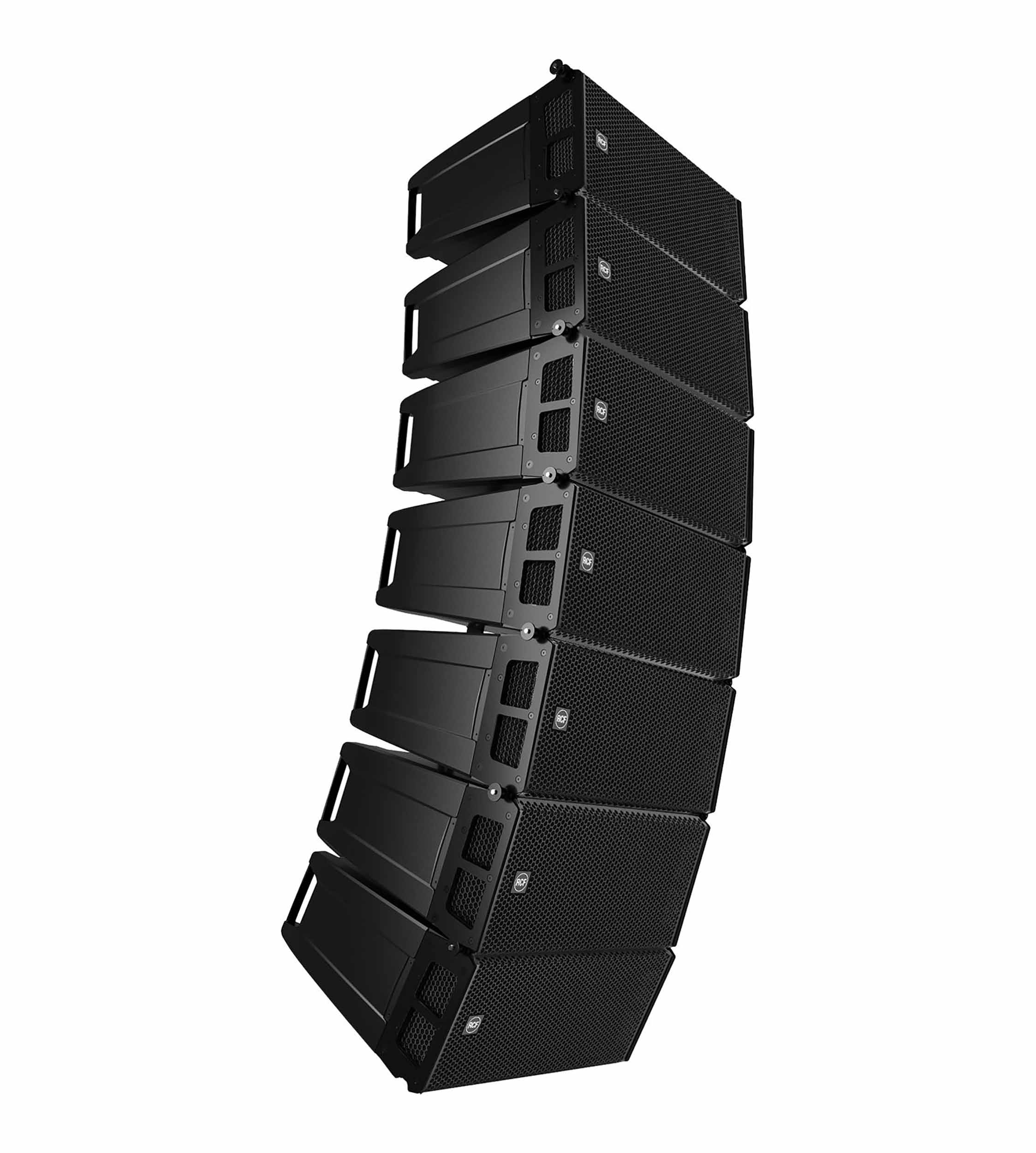 RCF HDL26-A, 2000-Watt Active Line Array Speaker - Black by RCF