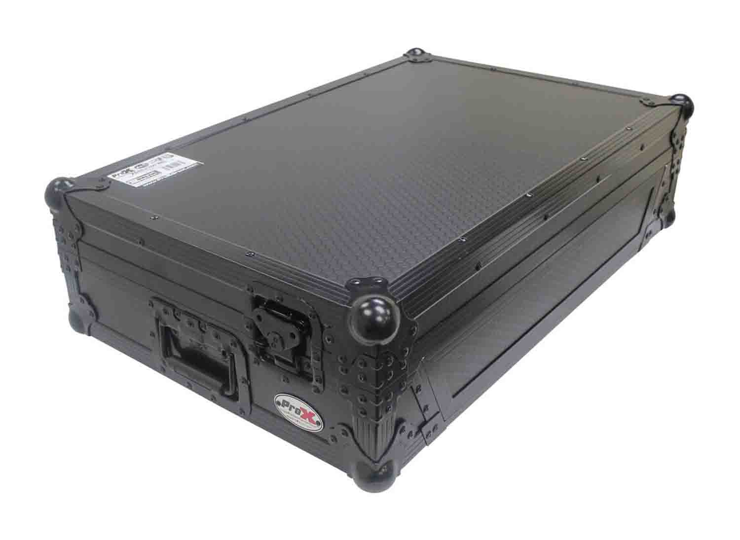 B-Stock: ProX XS-DDJ1000 WBL MK2 Flight Case for Pioneer DDJ-1000/SRT, DDJ-SX3, and DDJ-FLX-6 Controllers with Wheels (Black on Black)