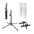 ProX F34 Square Truss Lifting Package with (2) 6.56Ft Truss Segments, (2) Adjustable T-Adapters, (2) Lifting Towers by ProX Cases