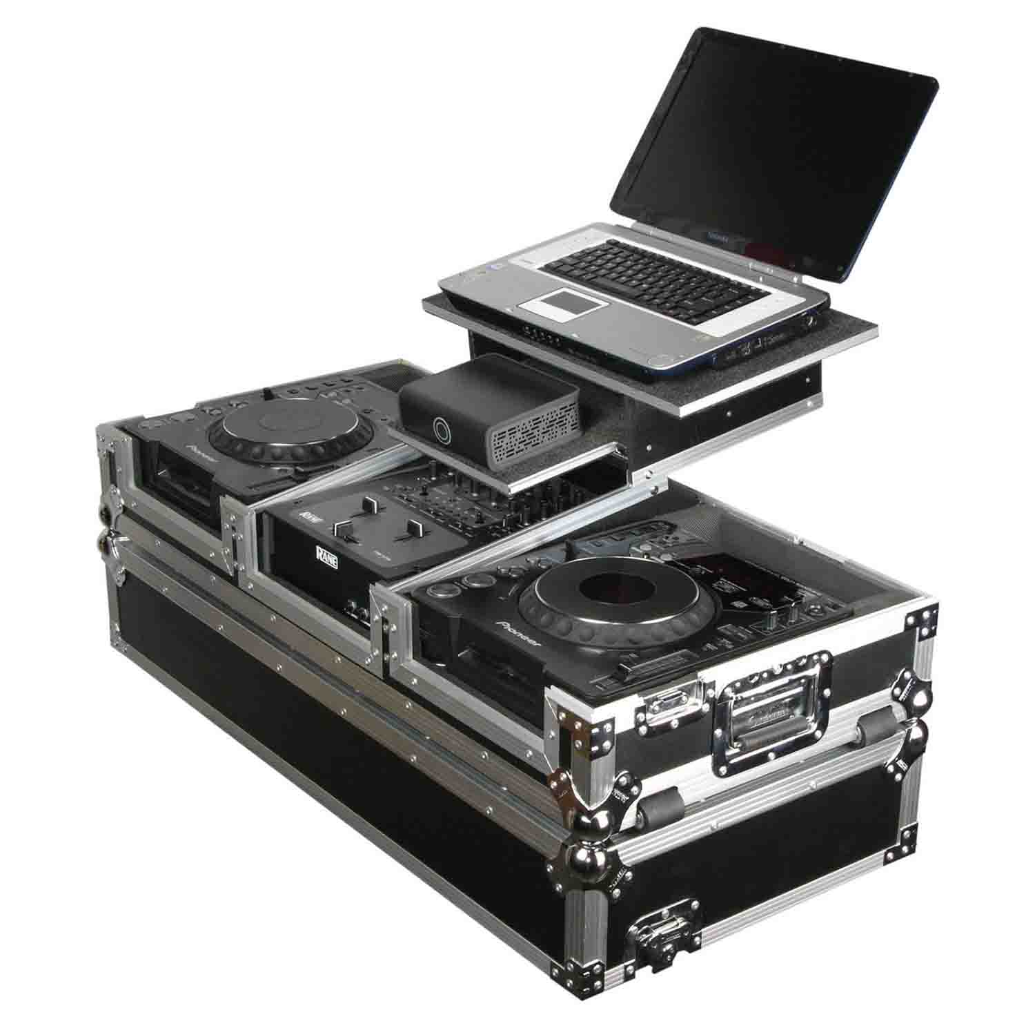 B-Stock: Odyssey FZGS10CDJW Flight Zone Glide Style Laptop DJ CD Mixer Coffin with Wheels by Odyssey