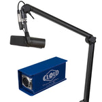Shure Podcast Package with SM7B Microphone, Gator BM3000 Desktop Mic Stand and Cloudlifter CL-1 Mic Activator by Shure