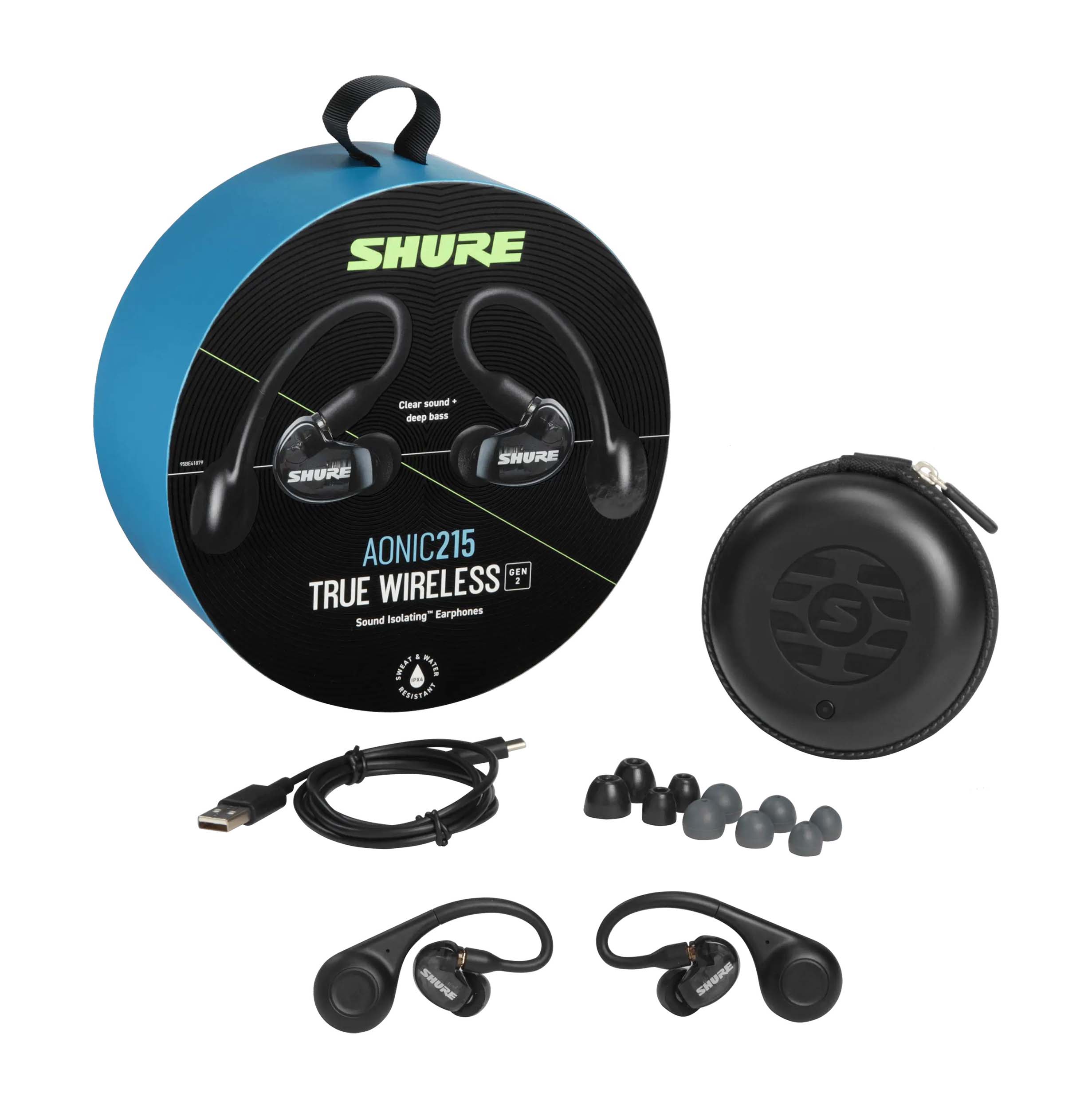 Shure SE21DYBK+TW2, Gen 2 True Wireless Sound Isolating Earphones by Shure