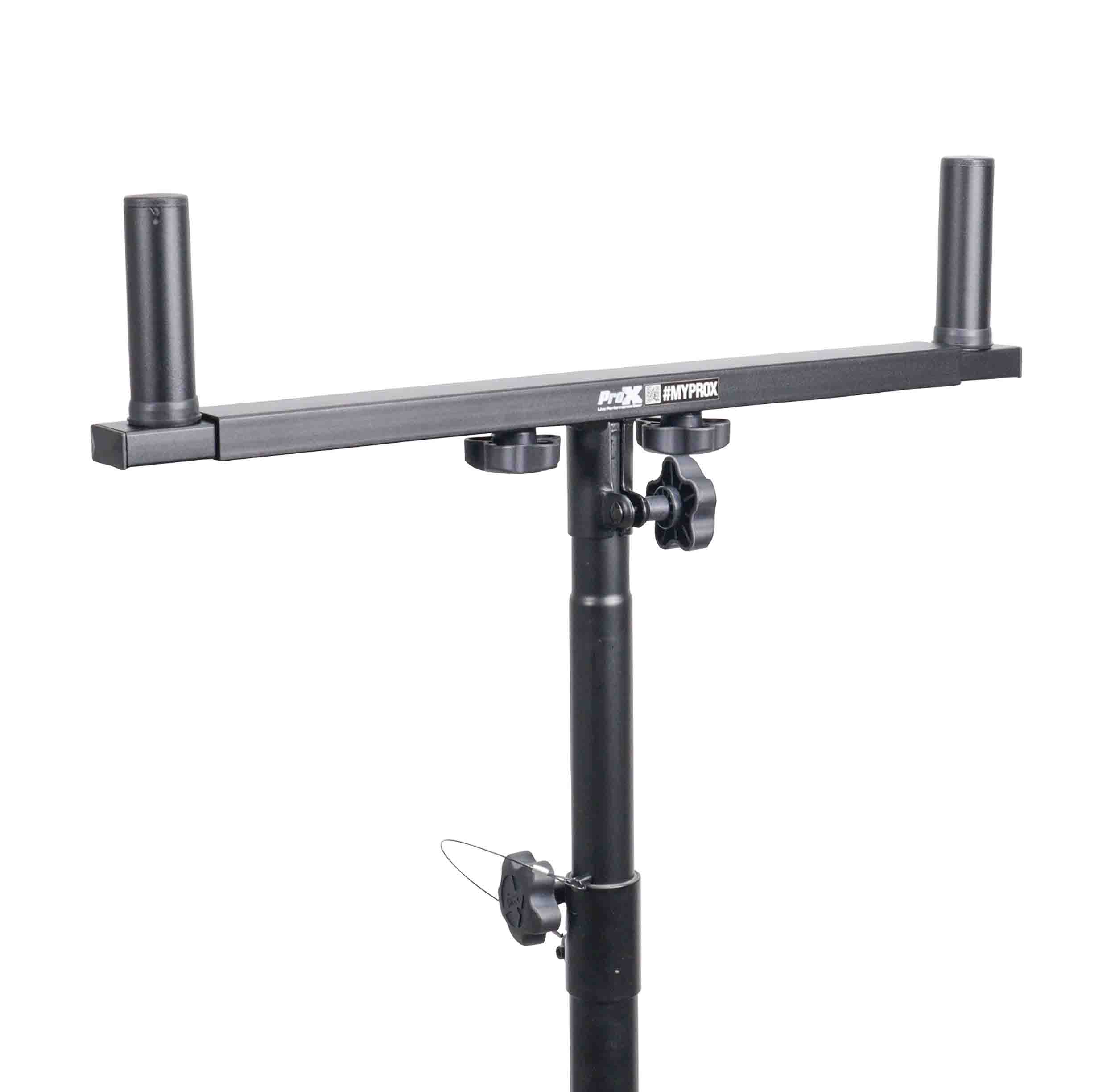 ProX X-DS39 Adjustable Dual Speaker Bracket Pole Mount for Speaker Stands