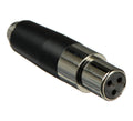 Samson AD100B, TA3F Connector for SASE50B - Black by Samson