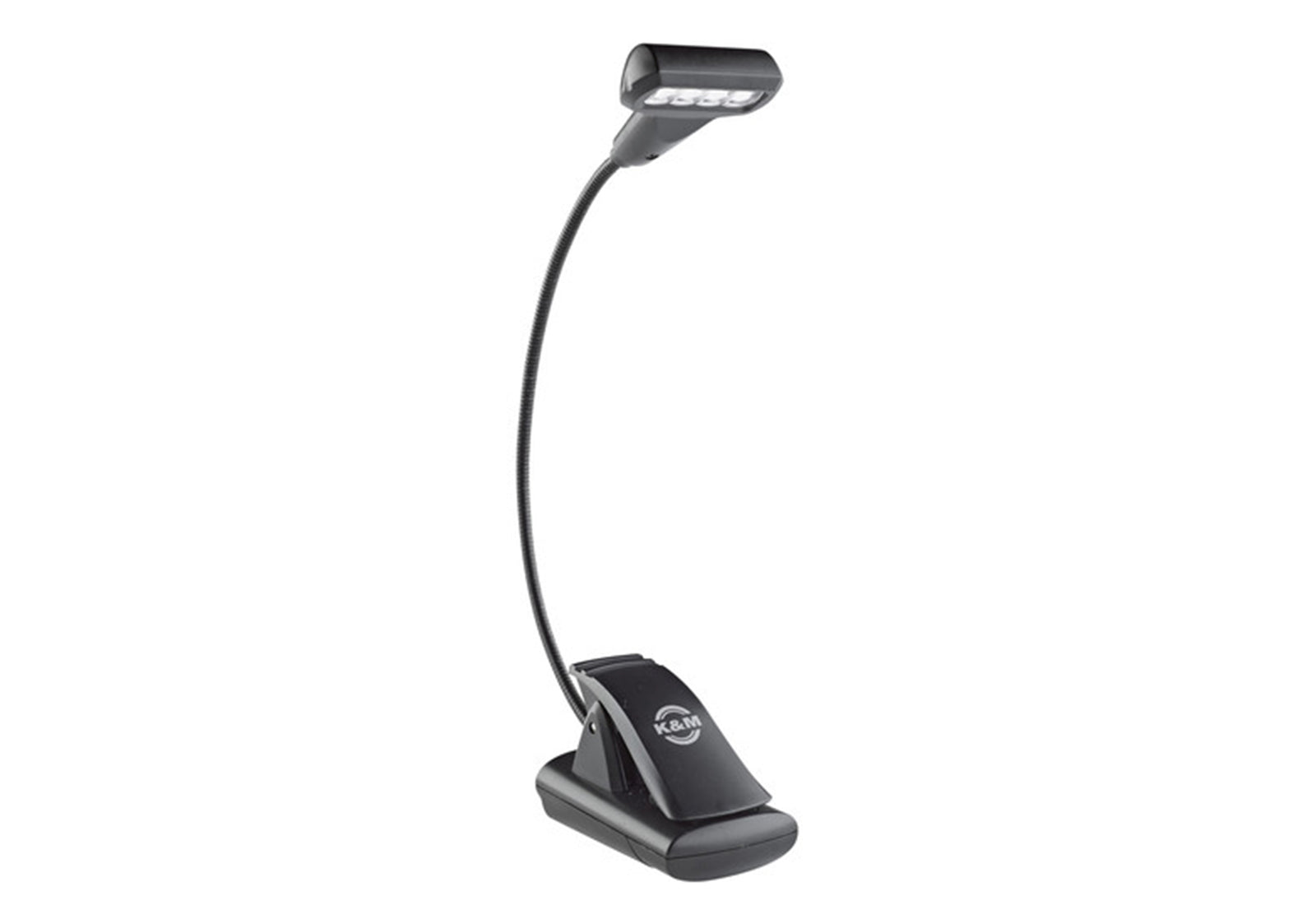 K&M 12272, 4-LED T-Model FlexLight for Music Stands - Black by K&M