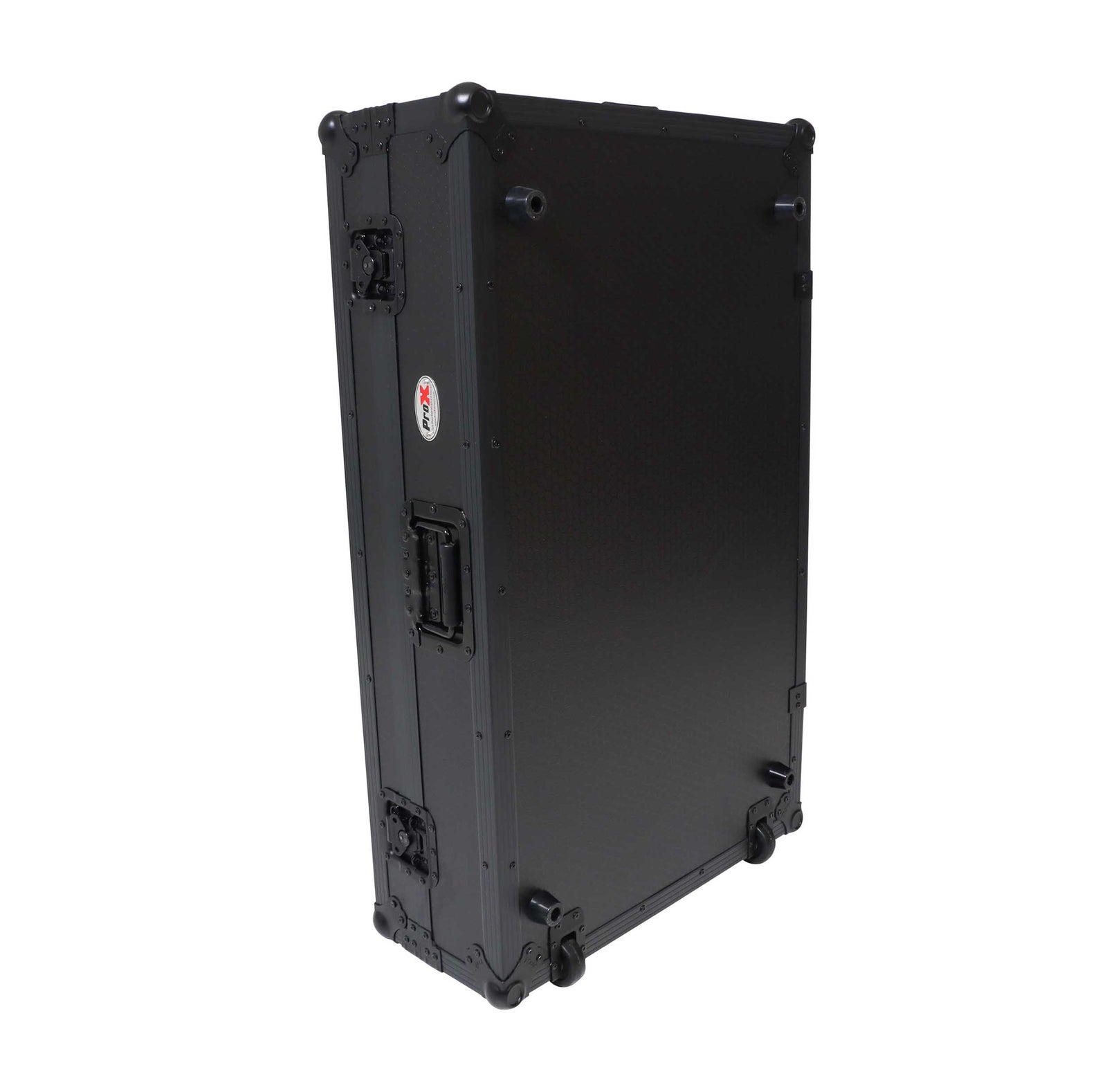 ProX XS-XDJAZWLTBLLED ATA Flight Case for Pioneer XDJ-AZ DJ Controller with Laptop Shelf 1U Rack Space, Wheels, and LED - Black by ProX Cases