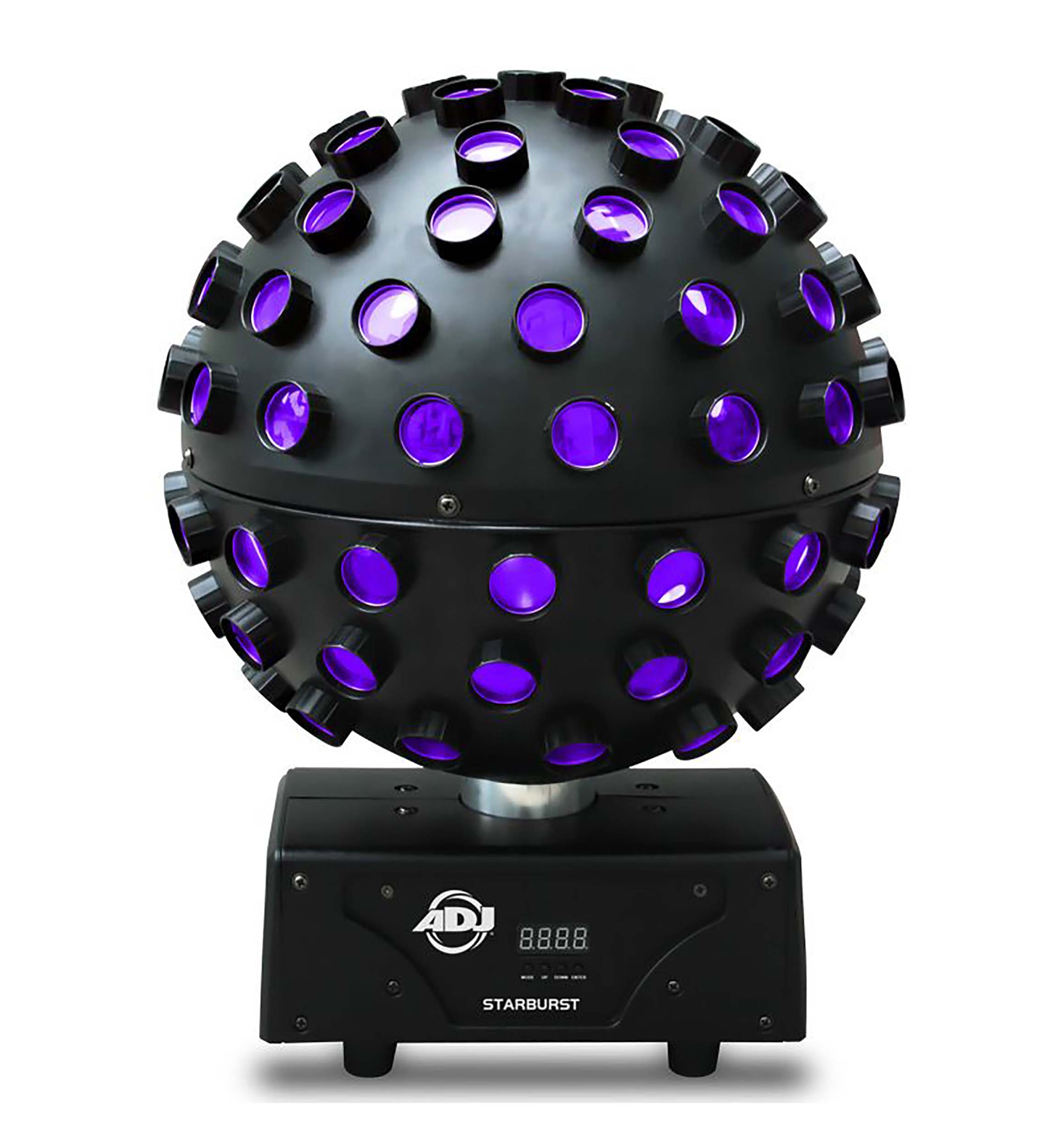 ADJ STARBURST, RGBWA+UV LED Mirror Ball Effect by ADJ