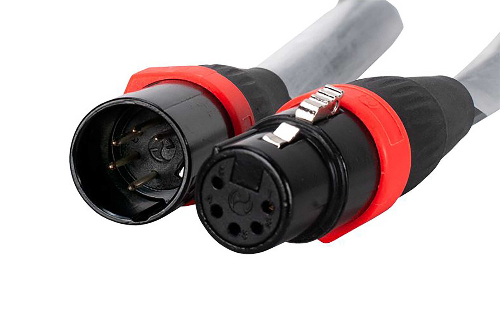 Accu-Cable AC5PDMX25PRO, Pro Series 5-Pin Male to 5-Pin Female Connection DMX Cable - 25 Ft by Accu Cable