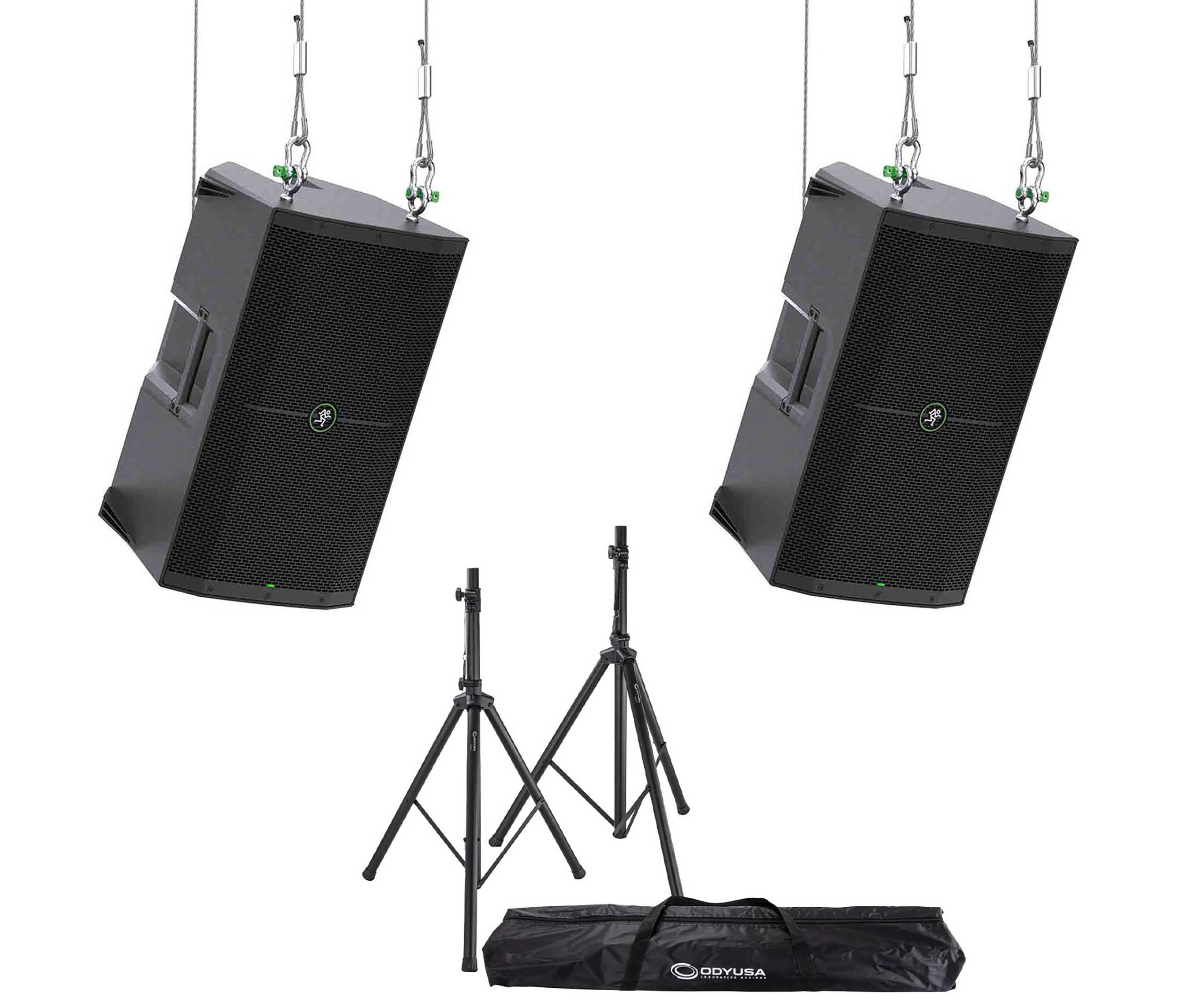 Mackie Thump 15" PA Speaker Package with Stands and Bag by Mackie