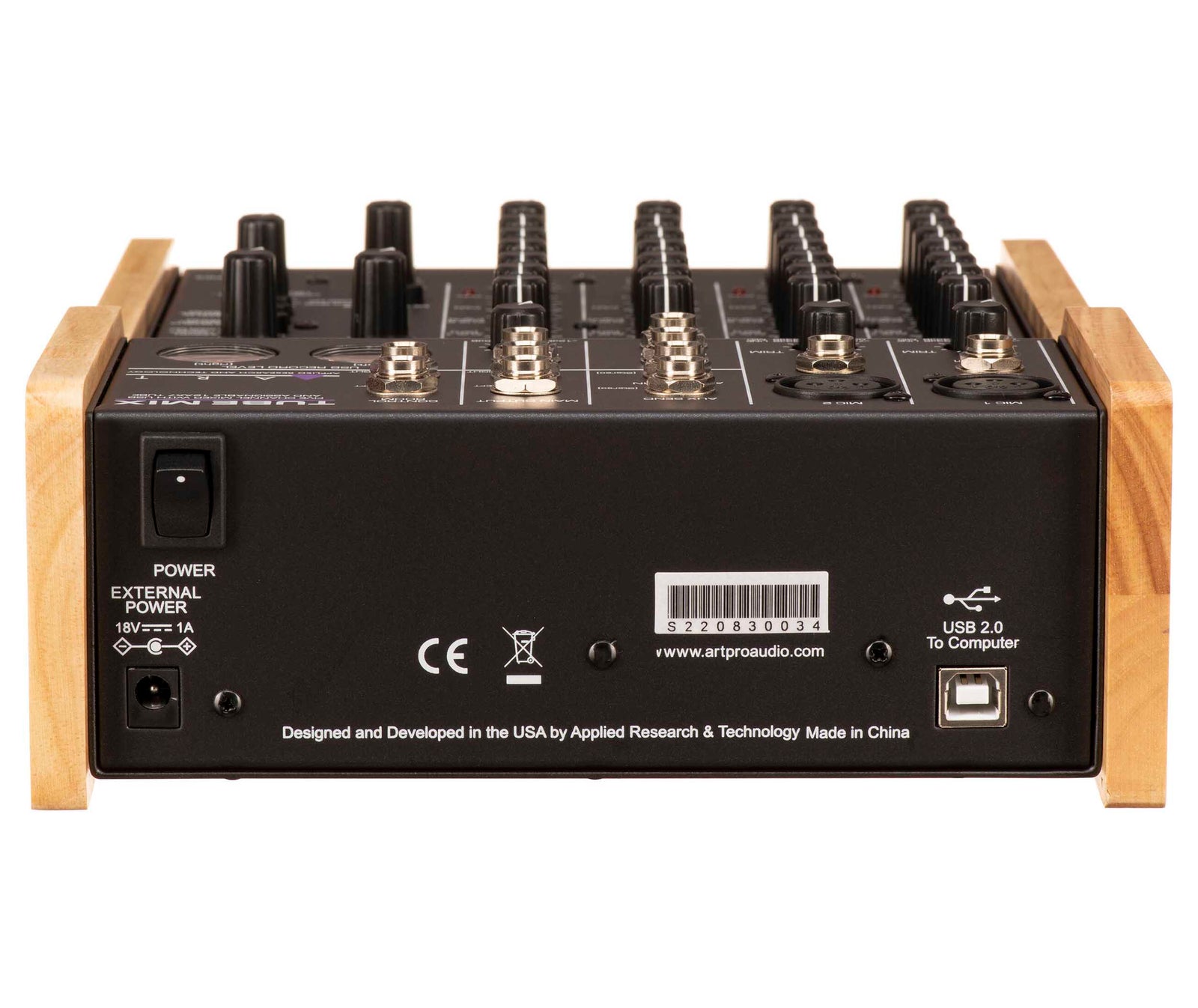 ART Pro Audio TUBEMIX 5-Channel Mixer with USB and Assignable Tube by ART