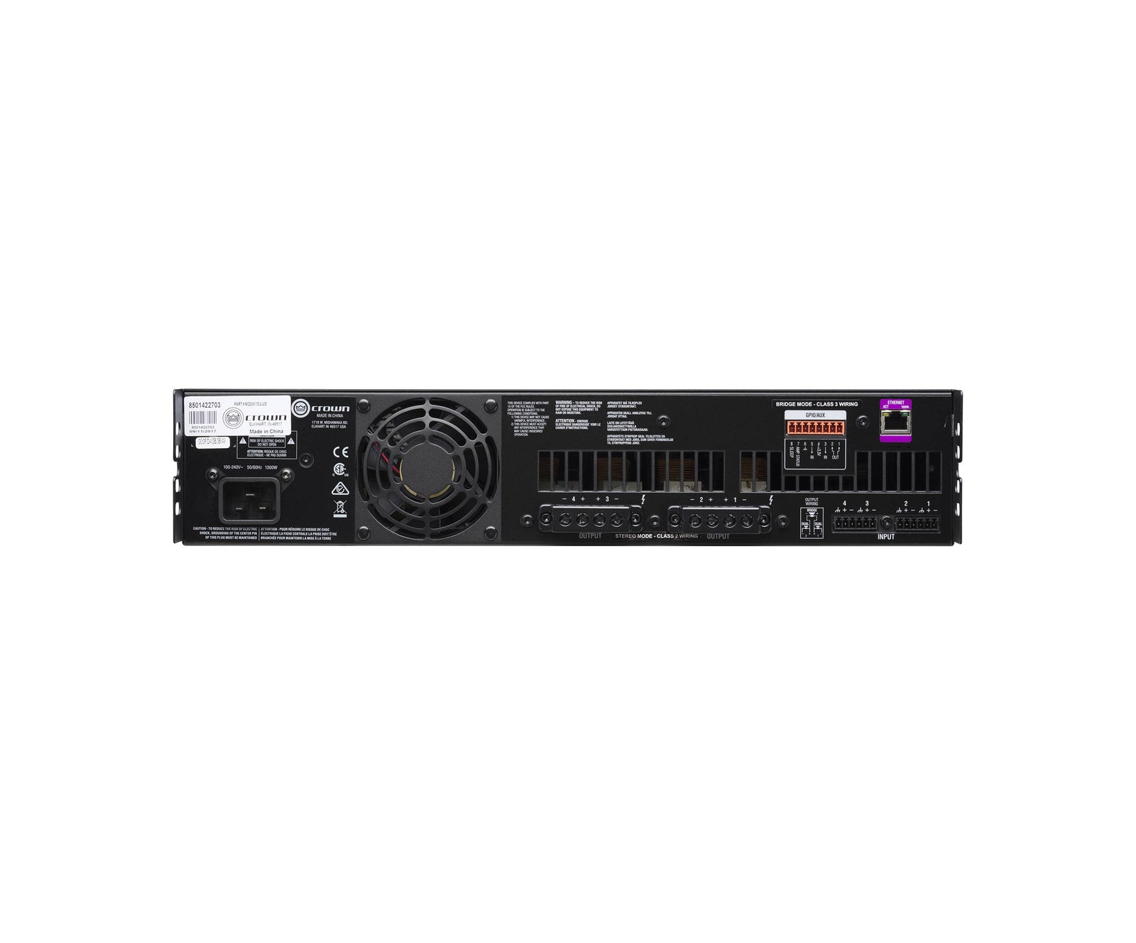 Crown CDi4X1200 4-Channel DriveCore Series Power Amplifier - 1200W by Crown