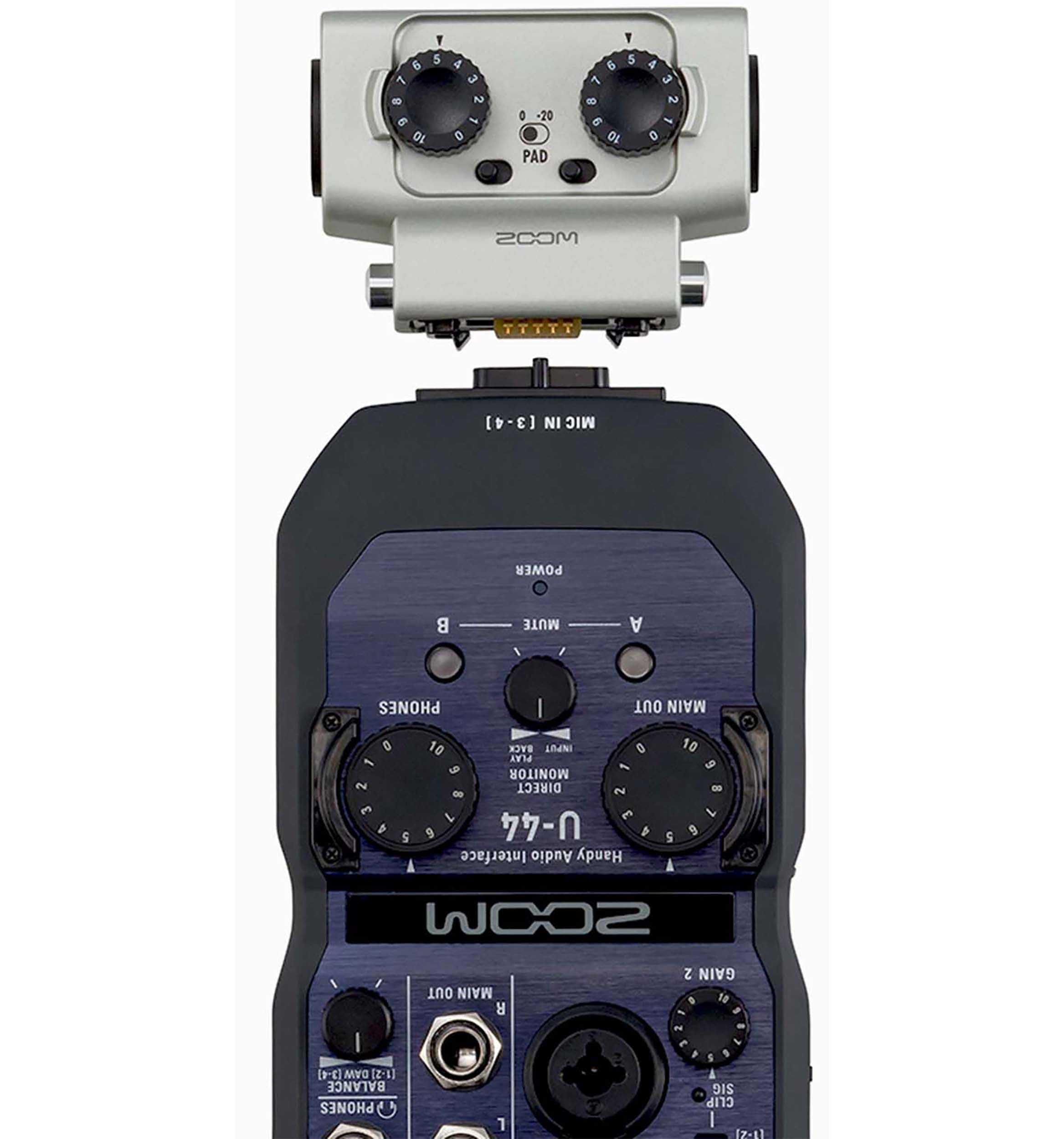 Zoom U-44 Handy Audio Interface High Quality Recording And Playback by Zoom