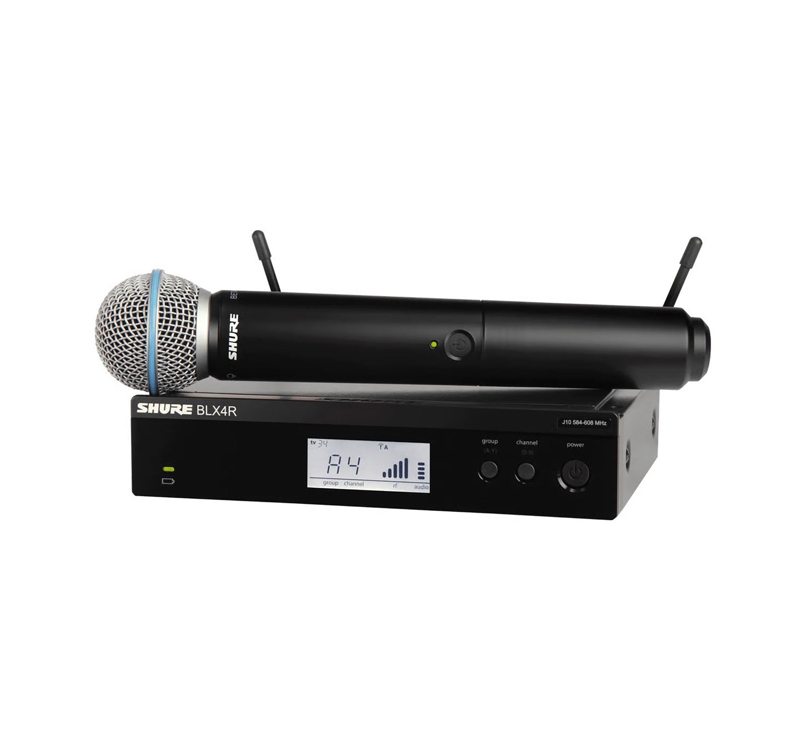 Shure BLX24R/B58 Wireless Vocal Rack-Mount Set with Beta 58A by Shure