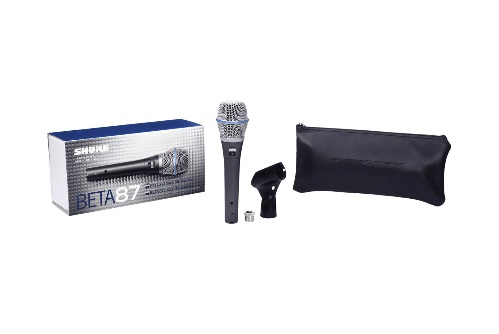 Shure BETA87C, Cardioid Condenser Microphone for Handheld Vocal Applications by Shure