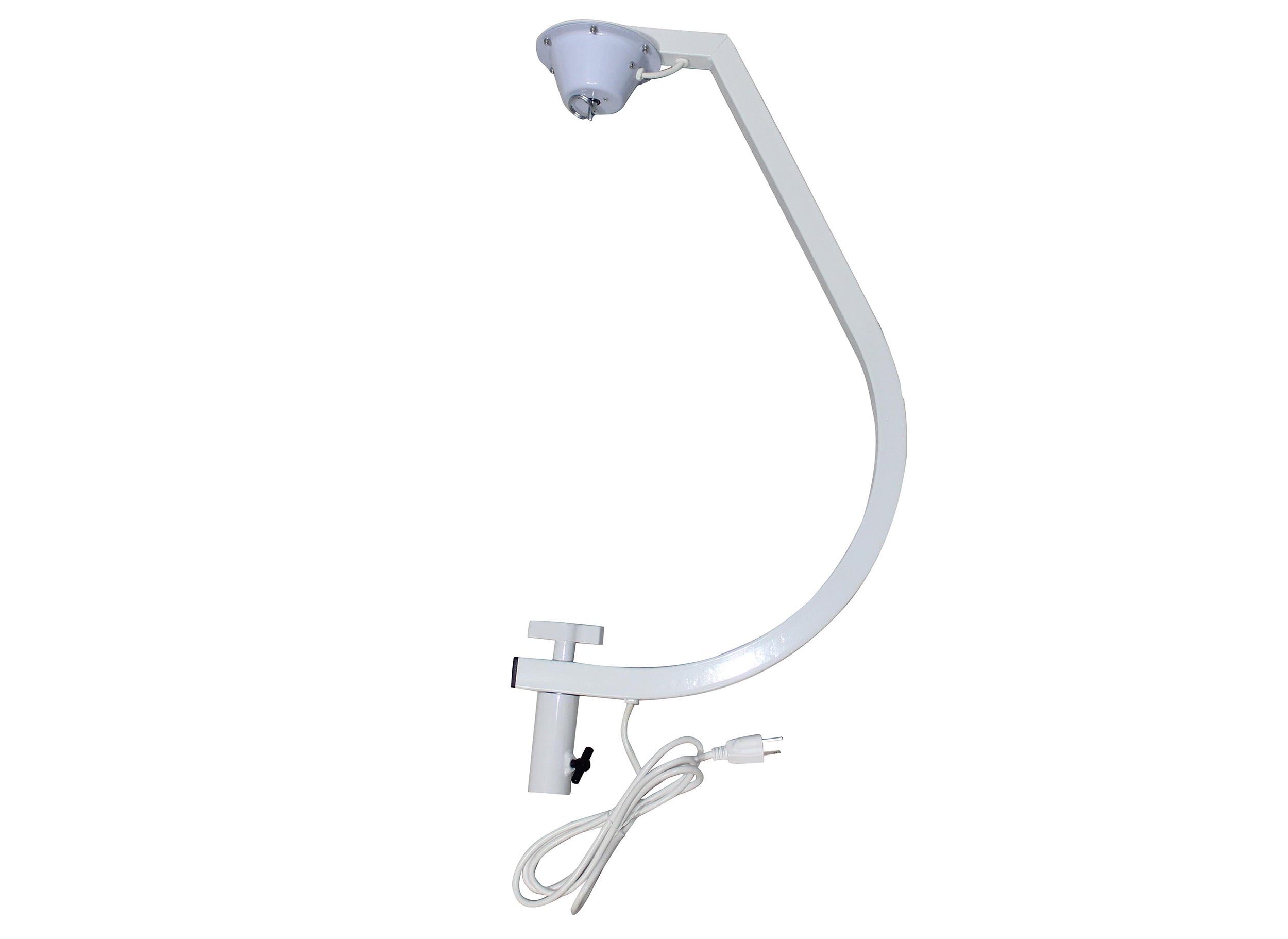 B-Stock Scratch & Dent: ProX X-MB20STAND 20" Mirror Ball Free Standing Hook with 1 RPM Motor - White