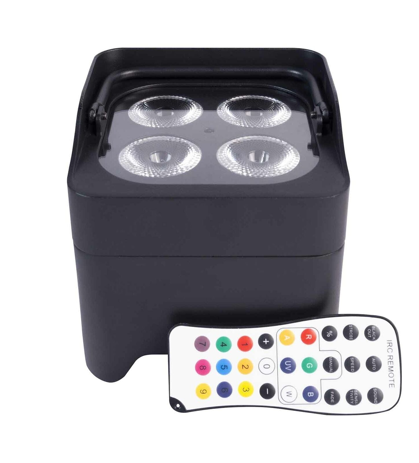 Colorkey CKW-6024 MobilePar Mini Hex 4 Uplight Bundle with Carrying Case - 4-Pack by ColorKey