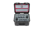 SKB Cases 3i-1510-9DL, iSeries Waterproof Utility Case with Foam Dividers and Lid Organizer - Black by SKB Cases