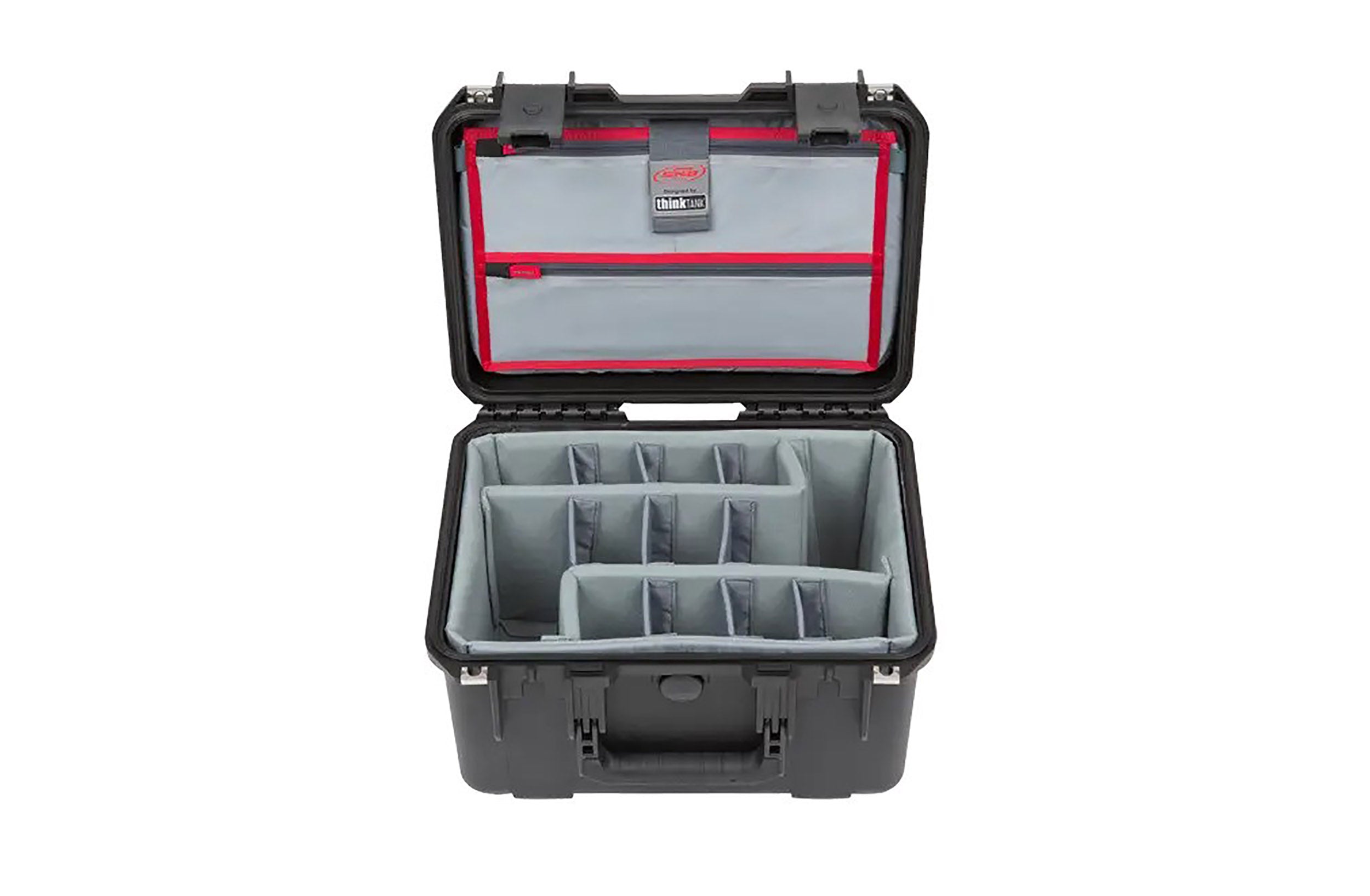 SKB Cases 3i-1510-9DL, iSeries Waterproof Utility Case with Foam Dividers and Lid Organizer - Black by SKB Cases