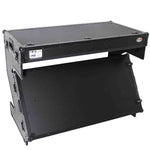 ProX XS-ZTABLEBLMK2, Z-Style Flight Case DJ Table Workstation with Handles and Wheels - Black Finish by ProX Cases
