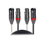 ProX XC-DXLR100, Dual XLR-M to Dual XLR-F High Performance Audio Cable - 100 Ft by ProX Cases