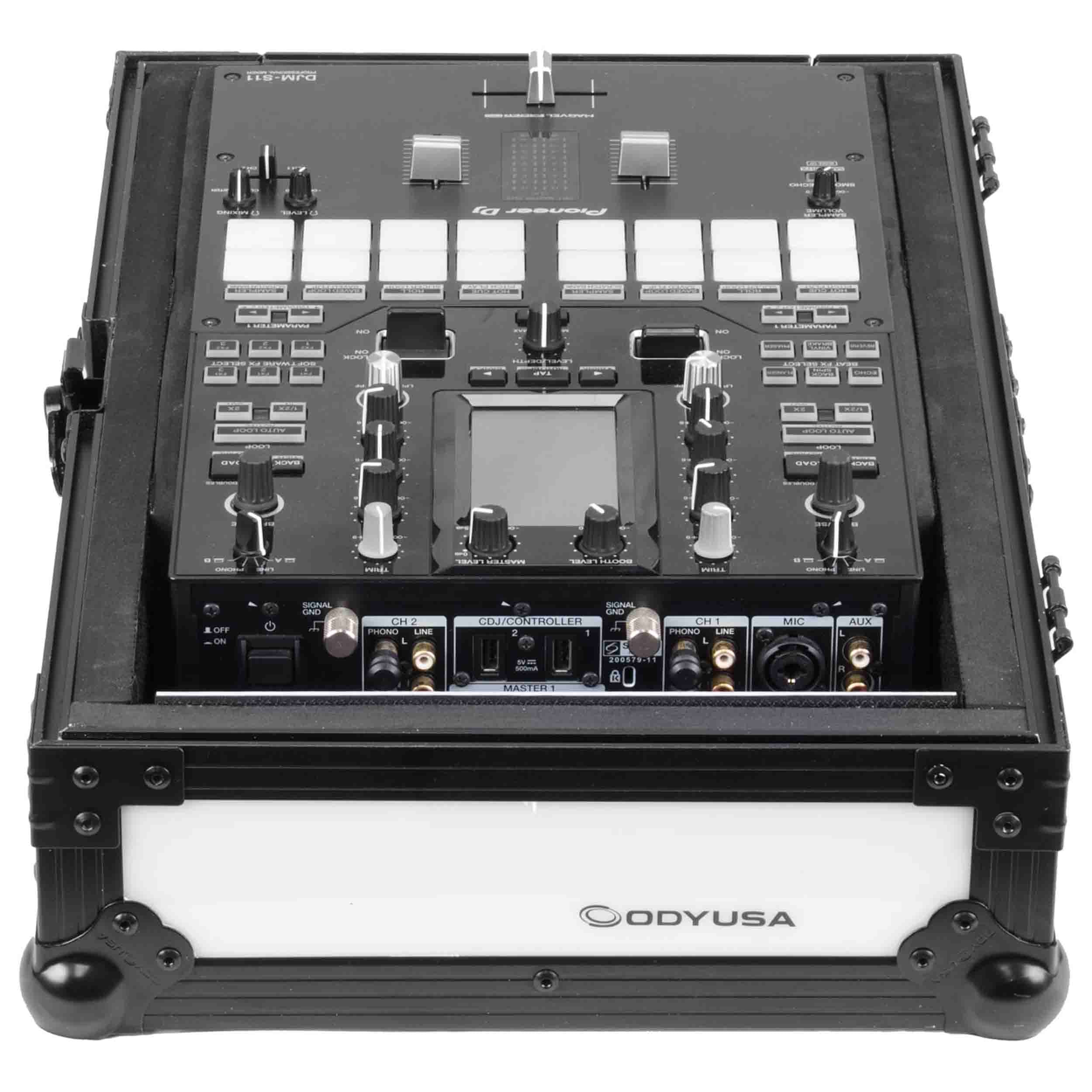 Odyssey FFX11MIXBL, LED Black Label Universal Format DJ Mixer Flight FX Case - 10 to 11 Inches