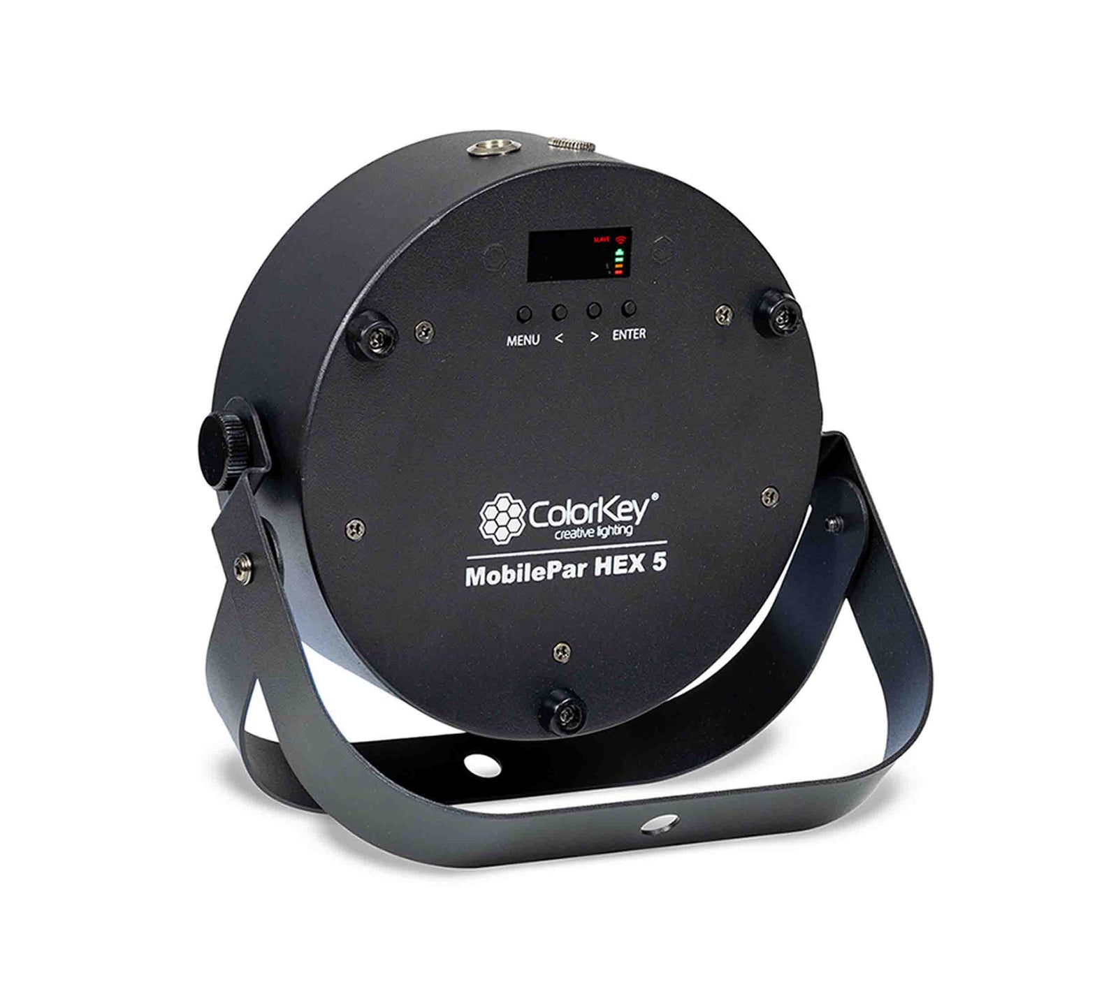 Colorkey CKU-6030 MobilePar HEX 5 Compact Battery-Powered Wireless PAR Uplight by ColorKey