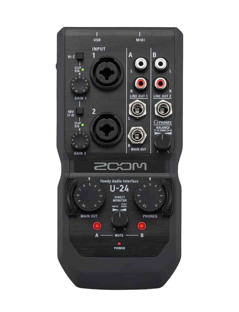 Open Box: ZOOM U-24, 2-in 4-out Handy Audio Interface by Zoom