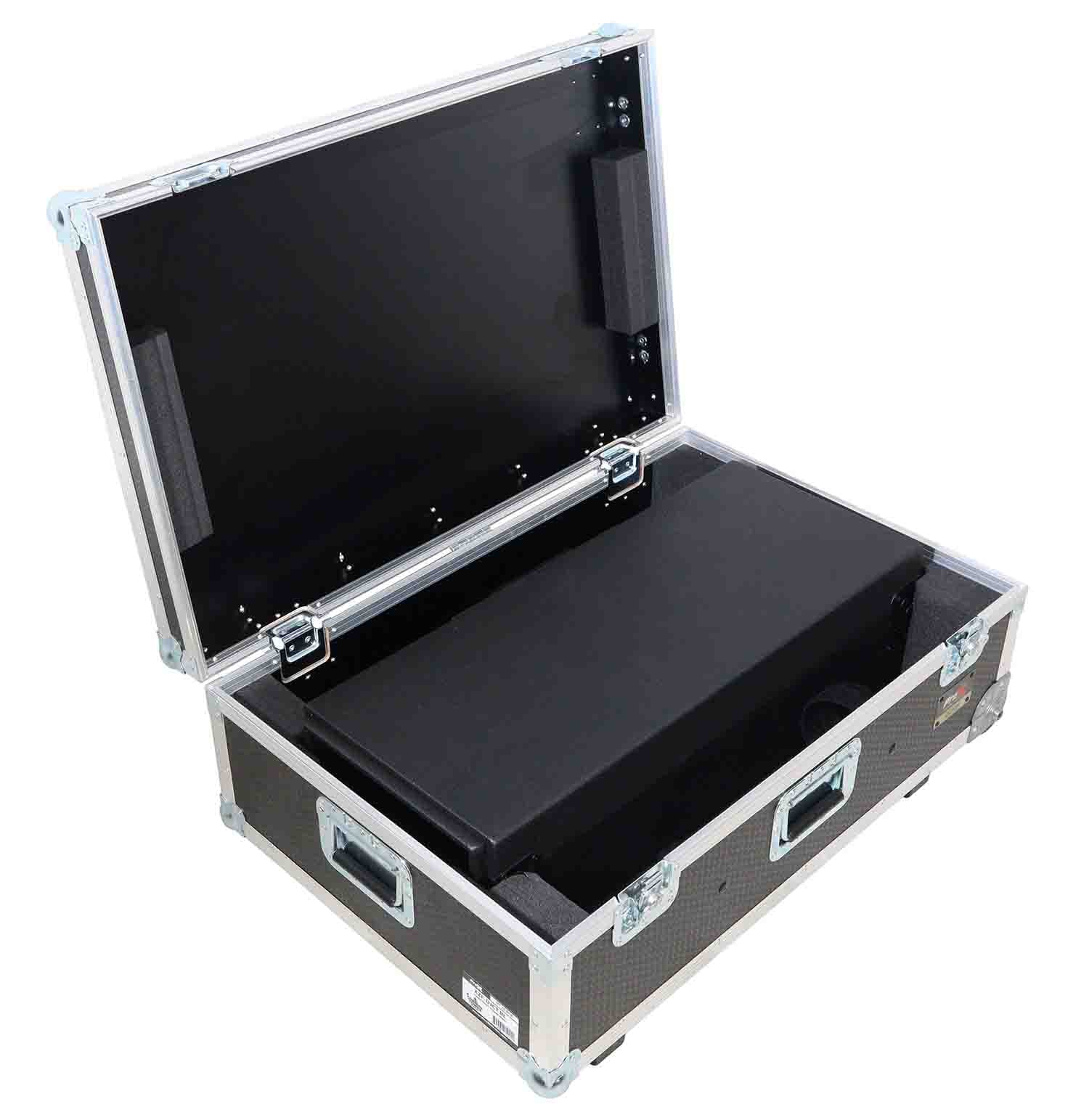 ProX XZF-DJCTEMPTYCASE, Set of Two ATA Flight Style Road Cases for Control Tower DJ Podium Travel Stand