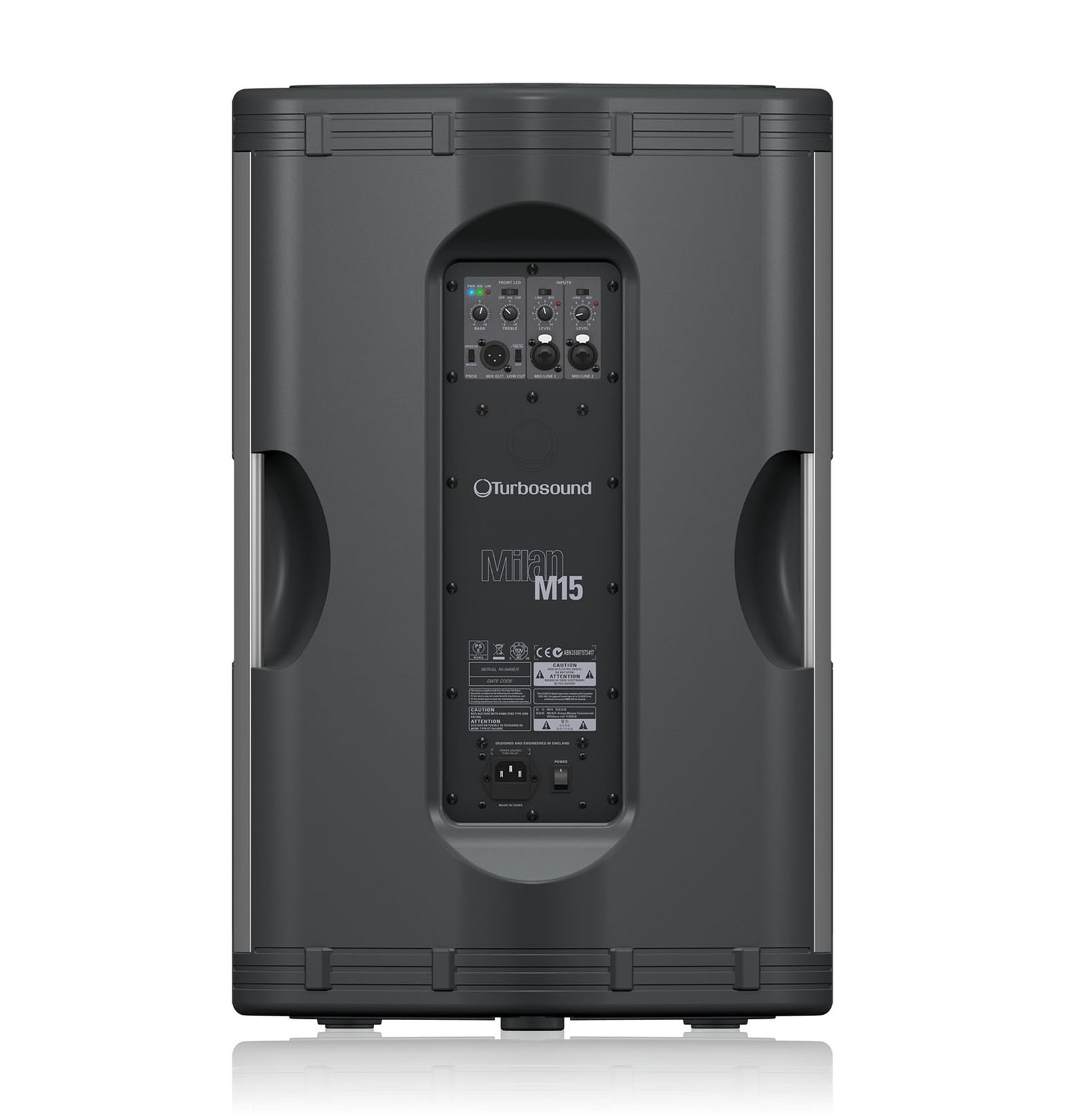 Turbosound M15 Two Way 15-Inches Full Range Powered Loudspeaker - 1100 Watt by Turbosound