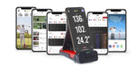 Rapsodo Mobile Launch Monitor for Golf Indoor and Outdoor Use with GPS Satellite View and Professional Level Accuracy, iPhone & iPad Only,Black/Red by Rapsodo