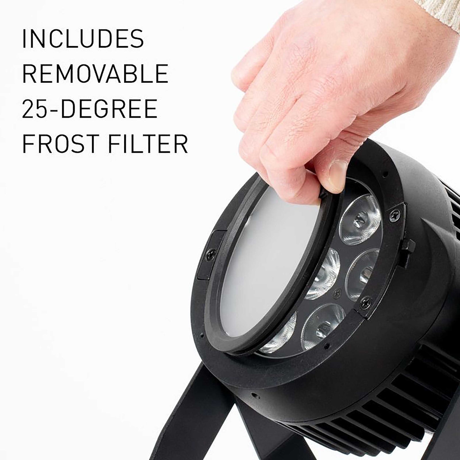 ADJ Encore LP7IP, Heavy Duty Par with Seven (7) 20W Quad LEDs (4-IN-1: RGBL), and 10° Beam Angle by ADJ