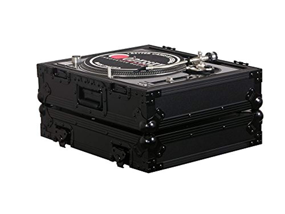 Open Box: Odyssey FZ1200BL Black Label Universal 1200 Style Dj Turntable Case by Odyssey