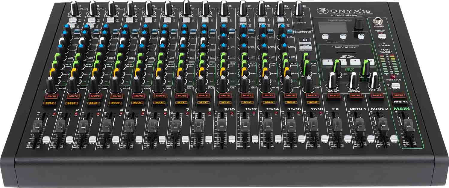 Open Box: Mackie Onyx16, 16-Channel Premium Analog Mixer with Multi-Track USB by Mackie