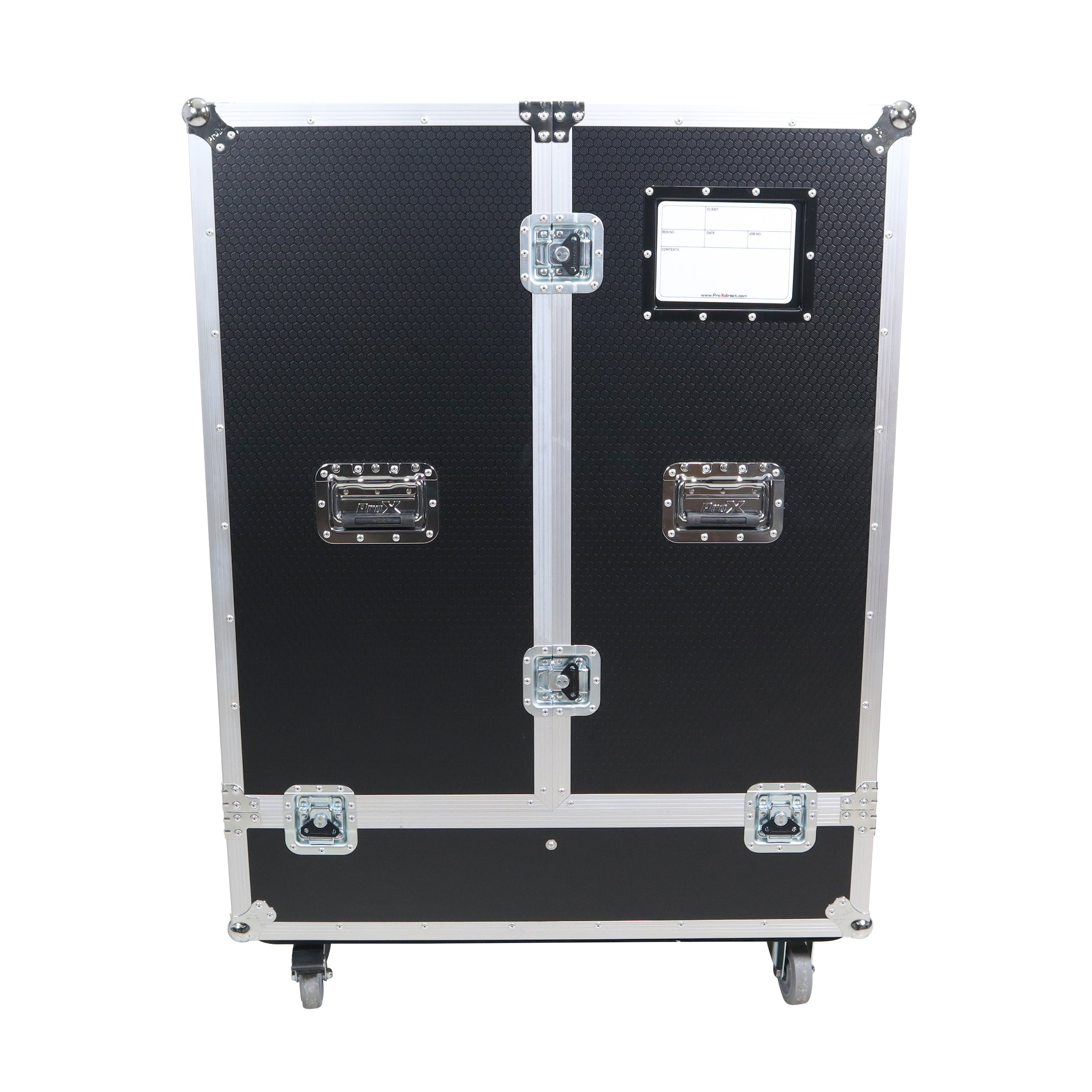 ProX XS-SP2X441917W, Universal ATA Dual Speaker Flight Case for 2x QSC KW153 RCF TTL6-A and Similar Sizes by ProX Cases