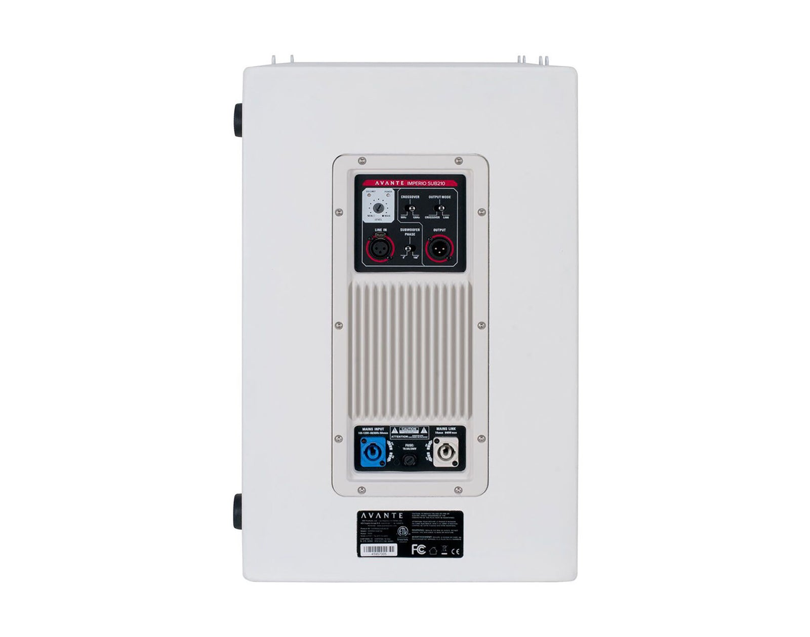 Avante Imperio SUB210W, 700-Watt Subwoofer - White by Avante