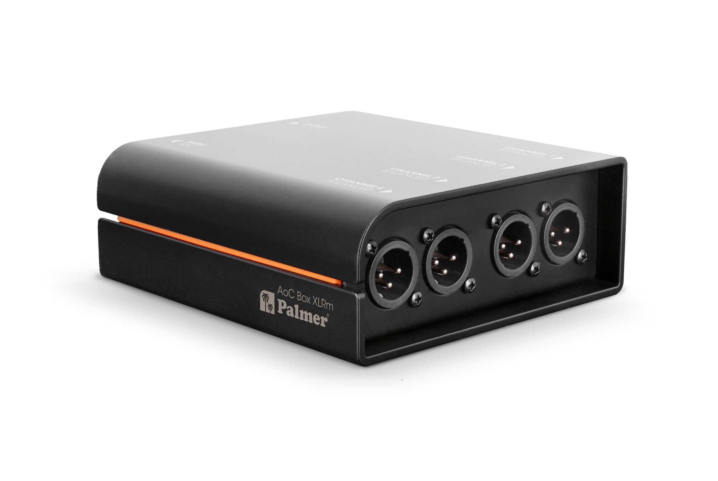 Palmer AoC Box XLRM Audio over Cat Box from etherCON to 4 x XLR Male by Palmer