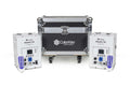 Colorkey CKU-7713 Dazzler FX MK2 2-Pack Bundle with Road Case - White by ColorKey