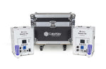 Colorkey CKU-7713 Dazzler FX MK2 2-Pack Bundle with Road Case - White by ColorKey