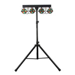 Eliminator Lighting Mini Par Bar with 4 LED Wash Fixtures, Tripod Stand, Remote, and Bag by Eliminator Lighting