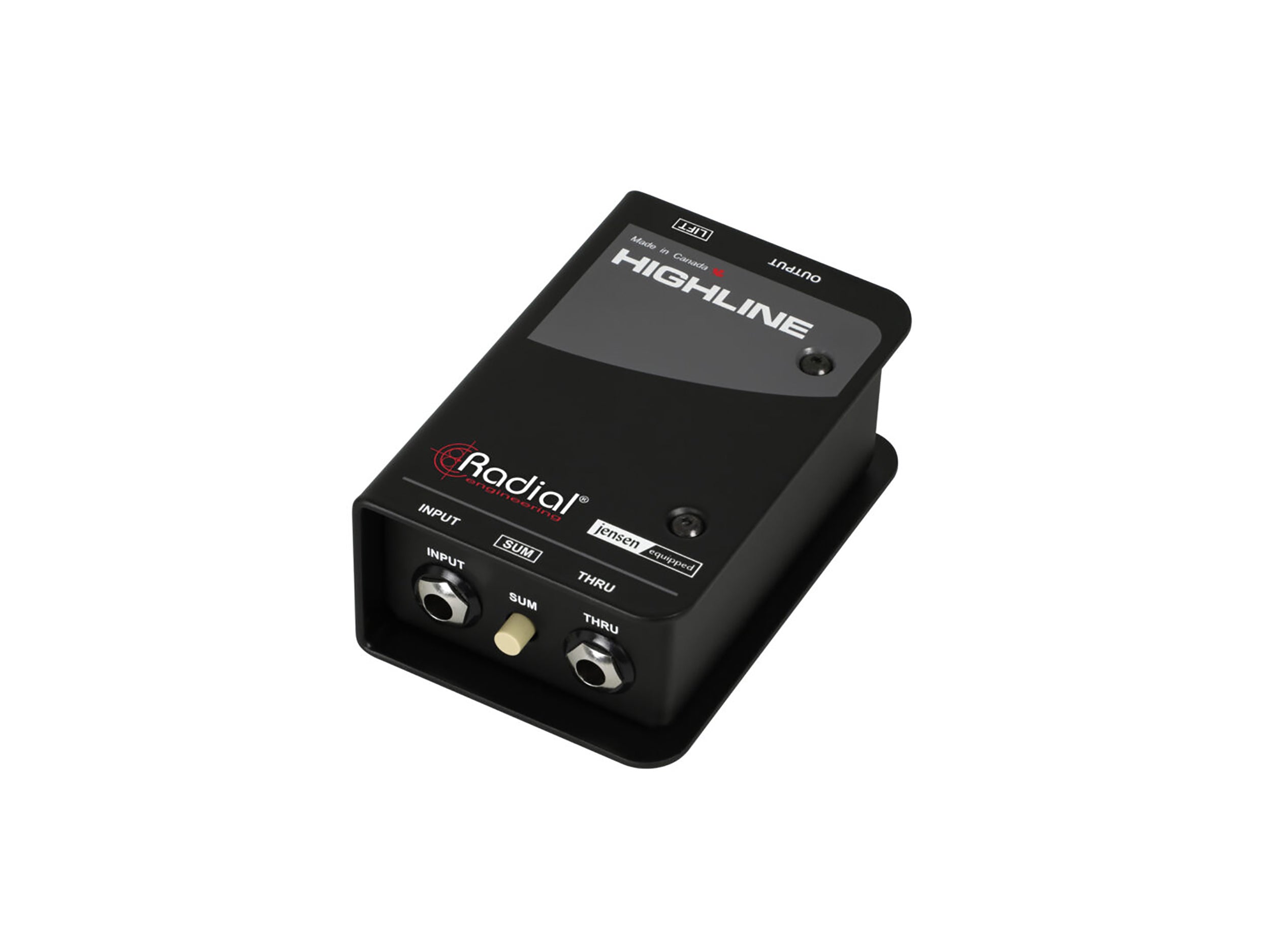 Radial Engineering Highline Passive Mono Line Isolator for Guitar and Amp Modeler by Radial Engineering