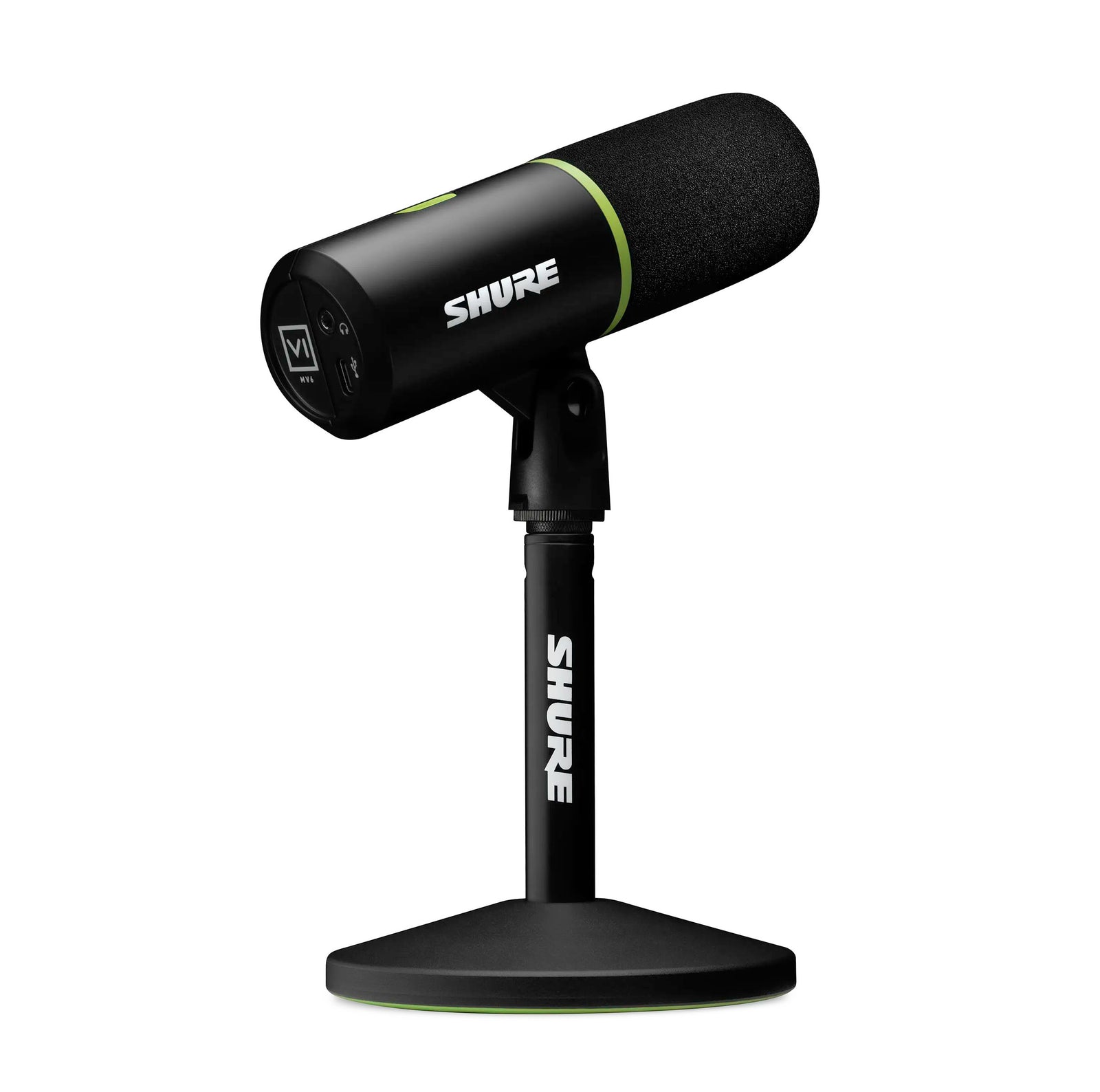 Shure MV6 USB Cardioid Dynamic Microphone for PC Gamers and Streamers by Shure