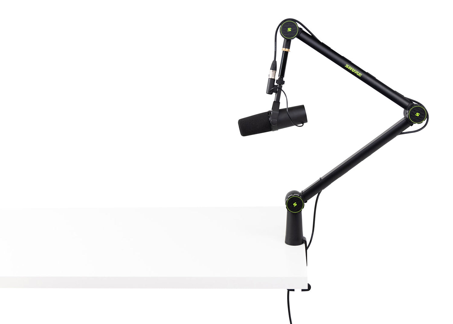 Shure BROADCAST1 Deluxe Articulating Desktop Microphone Boom Stand by Shure