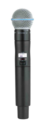 Shure ULXD2/B58-G50 Digital Handheld Wireless Microphone Transmitter with Beta 58A Capsule - G50 (470 - 534 MHz) by Shure