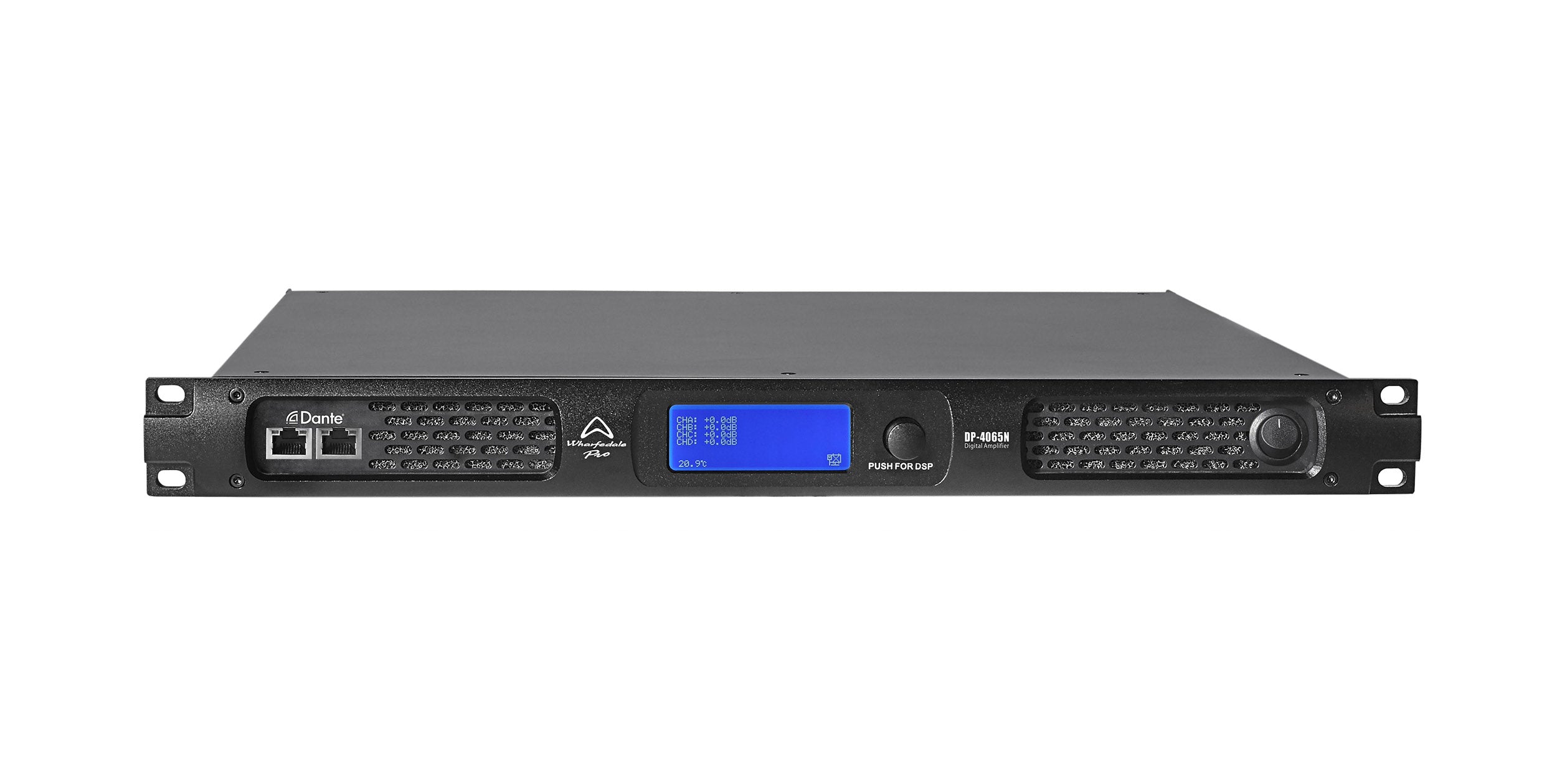 Wharfedale WD-DP-4065N 8 Ohms 4-Channel Power Amplifier with Dante Connectivity - 650 Watt by Wharfedale Pro