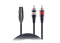 ProX XC-XFYRCA10, XLR Female to Dual RCA Male Y-Cable - 10 Feet by ProX Cases
