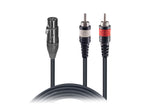ProX XC-XFYRCA10, XLR Female to Dual RCA Male Y-Cable - 10 Feet by ProX Cases