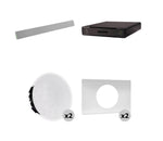 Shure 712P W-V Ecosystem DJ Package Including 1 MXA710-2FT Linear Microphone, 1 P300-IMX Audio Processor, 2 MXN5W-C Ceiling Loudspeaker + 2 Tile Bridge by Shure